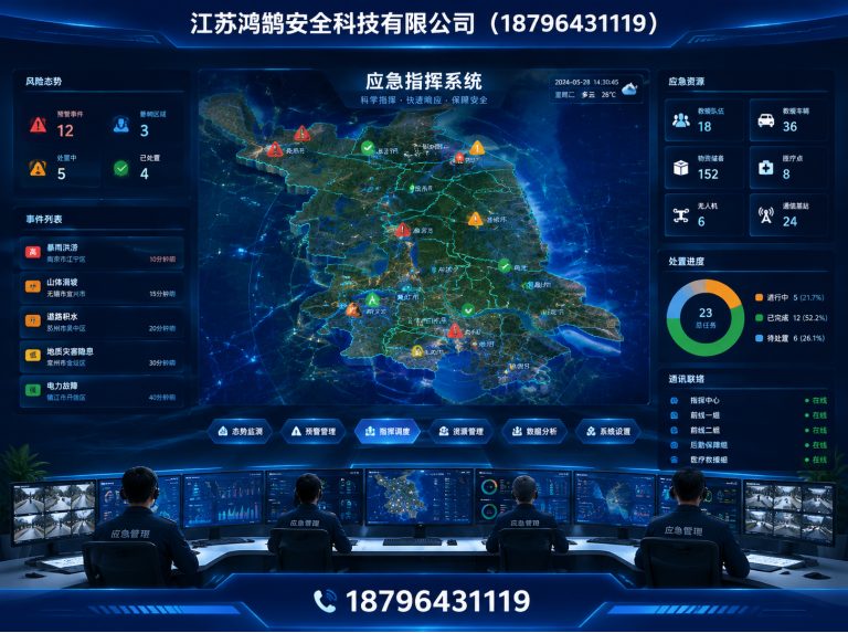 琼海消防通信指挥展示图
